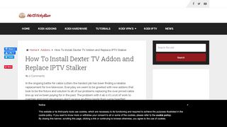 
                            8. How To Install Dexter TV Addon and Replace IPTV Stalker ... - Dexter Iptv Sign Up