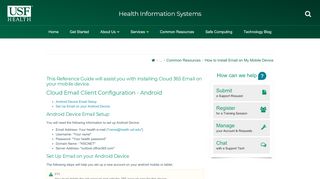 
How to Install Email on My Mobile Device | USF Health
