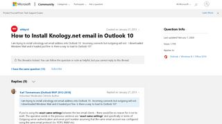 
                            14. How to Install Knology.net email in Outlook 10 - Microsoft Community - Wowway Net Portal