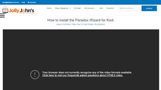 
                            4. How to install the Paradox Wizard for Kodi - Jolly John's ... - Paradox Kodi Portal