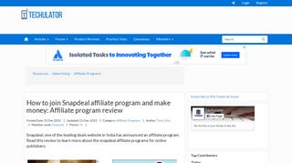 
                            7. How to join Snapdeal affiliate program and make money ... - Affiliate Snapdeal Com Portal