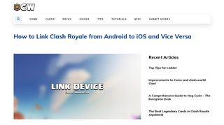 
                            7. How to Link Clash Royale from Android to iOS and Vice Versa ... - Game Center Portal Clash Royale