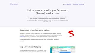 
                            5. How to link or share email threads in your Seznam.cz ... - Seznam Cz Portal Email