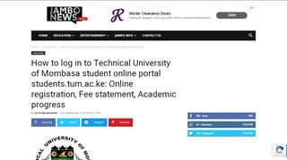 
                            4. How to log in to Technical University of Mombasa student online portal ... - Technical University Of Mombasa Student Portal