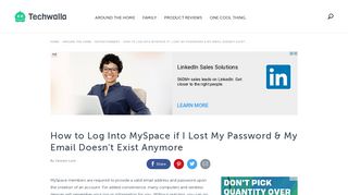 
                            6. How to Log Into MySpace if I Lost My Password & My Email ... - Forgot Myspace Portal And Password
