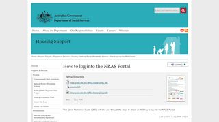 
                            1. How to log into the NRAS Portal | Department of Social Services ... - Nras Portal