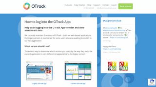 
                            2. How to log into the OTrack App - OTrack Pupil Tracking Software - Otrack App Portal