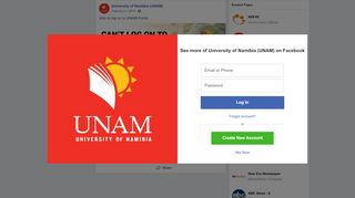 
                            6. How to log on to UNAM Portal. - University of Namibia (UNAM ... - Unam Portal