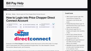 
                            14. How to Login into Price Chopper Direct Connect Account - Price Chopper Portal Portal