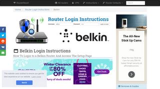
                            6. How To Login to a Belkin Router And Access The Setup Page ... - Belkin Wemo Portal