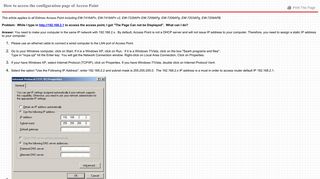 
                            3. How to login to AP page - Edimax US - Http Edimax Setup Portal
