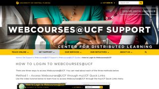 
How to Login to [email protected] | UCF
