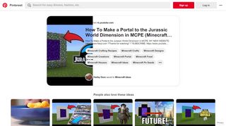 
                            8. How To Make a Portal to the Jurassic World Dimension in ... - Pinterest - Jurassic World Portal