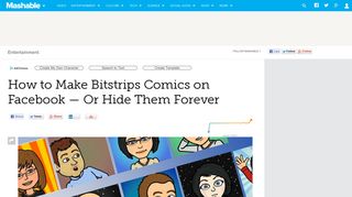 
                            4. How to Make Bitstrips Comics on Facebook — Or Hide Them ... - Bitstrips Portal Page