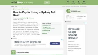 
                            5. How to Pay for Using a Sydney Toll Road - wikiHow - Myrta Toll Portal
