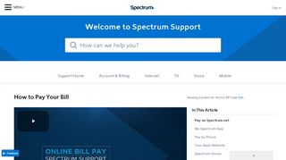
                            3. How to Pay Your Bill | Spectrum Support - Oceanic Cable Portal