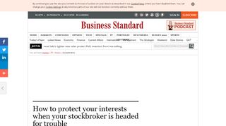 
                            7. How to protect your interests when your stockbroker is headed ... - Bma Wealth Creators Portal