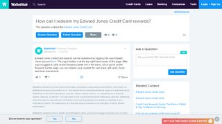How To Redeem Edward Jones Credit Card Rewards - Edward Jones Rewards Portal