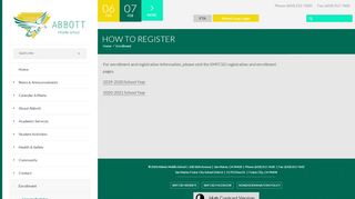 
How to Register - Abbott Middle School
