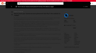 
                            4. How to reset your Garena account password? And why is the website ... - Garena Portal