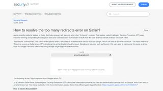 
                            5. How to resolve the too many redirects error on Safari? – Support - Hotspot Login Too Many Redirects
