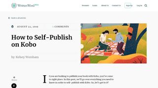 
                            5. How to Self-Publish on Kobo - Written Word Media - Kobo Writing Life Portal