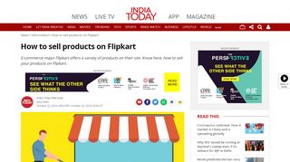 How to sell products on Flipkart - Information News - India Today - Seller Flipkart Com Portal