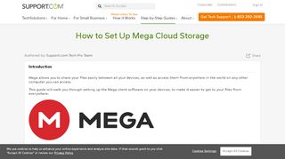 
                            5. How to Set Up Mega Cloud Storage - Support.com - Www Mega Portal