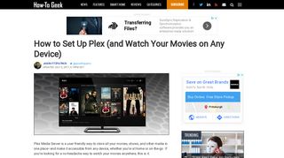
How to Set Up Plex (and Watch Your Movies on Any Device)  
