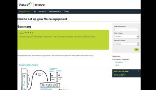 
                            5. How to set up your Voice equipment - exede | Wildblue - Viasat - Exede Service Activation Portal