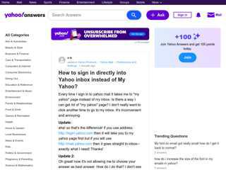
                            5. How to sign in directly into Yahoo inbox instead of My ...