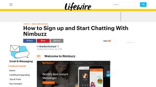 
                            3. How to Sign up for a New Nimbuzz Account - Lifewire - Portal To Nimbuzz Chat Rooms