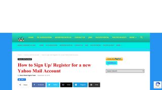 
                            6. How to Sign Up/ Register for a new Yahoo Mail Account ... - Yahoo Mail Portal Kenya
