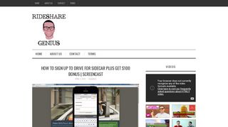 
                            5. How To Sign Up To Drive For Sidecar PLUS Get $100 Bonus ... - Sidecar Sign Up Bonus