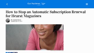 
                            5. How to Stop an Automatic Subscription Renewal for Hearst ...