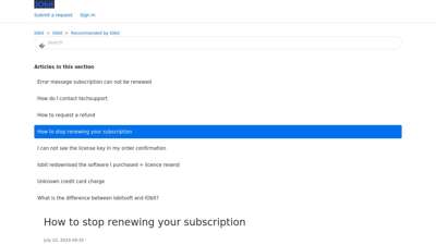 How to stop renewing your subscription – IObit