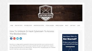 
                            5. How To Unblock Or Hack Cyberoam To Access The Blocked Sites - Bypass Cyberoam Captive Portal