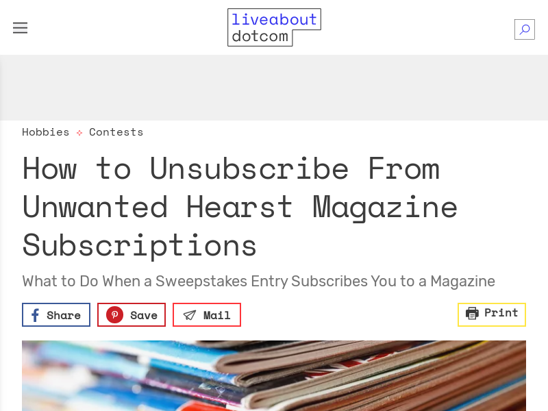
                            2. How to Unsubscribe From Unwanted Hearst Magazine Subscriptions
