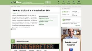 
                            8. How to Upload a Mineshafter Skin: 11 Steps (with Pictures) - Mineshafter Info Portal