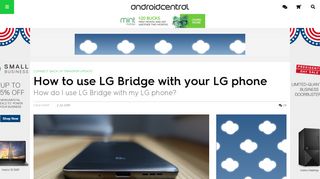How to use LG Bridge with your LG phone  Android Central