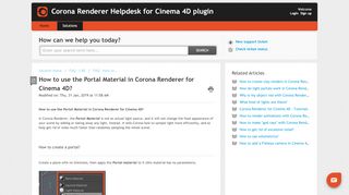
                            4. How to use the Portal Material in Corona Renderer for Cinema 4D ... - 4d Portal