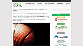 
                            2. How to Watch NBA on Kodi Live with Best NBA League Pass ... - Kodi Nba League Pass Portal