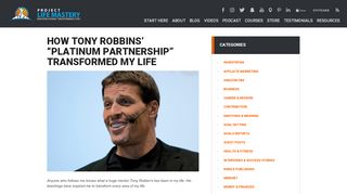 
                            4. How Tony Robbins' “Platinum Partnership” Transformed My Life - Breakthrough University Tony Robbins Portal