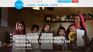 How UNICEF Is Leveraging Mobile Tech to Get Results for ... - Telenor Sign In Register