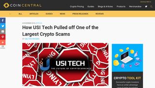 
                            3. How USI Tech Pulled off One of the Largest Crypto Scams - Tech Coin Login