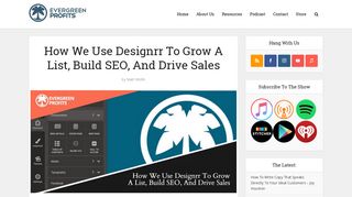 
                            9. How We Use Designrr To Grow A List, Build SEO, And Drive ... - Designrr Io Portal