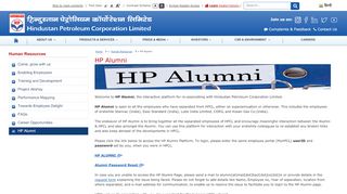 
                            2. HP Alumni | Hindustan Petroleum Corporation Limited, India - Hpcl Employee Portal