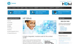
HP Qfiniti | Marketing Products - NDM Technologies  
