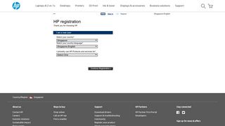 
                            4. HP Registration - Login - HP Product Registration - Hp Passport Portal Portal