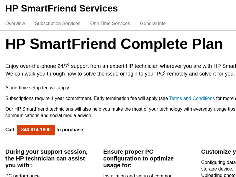 
                            7. HP SmartFriend Complete Plan